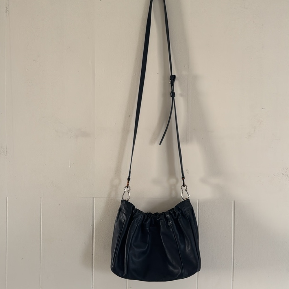 Vince Camuto black scrunch bag